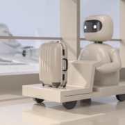 Roboter am Flughafen